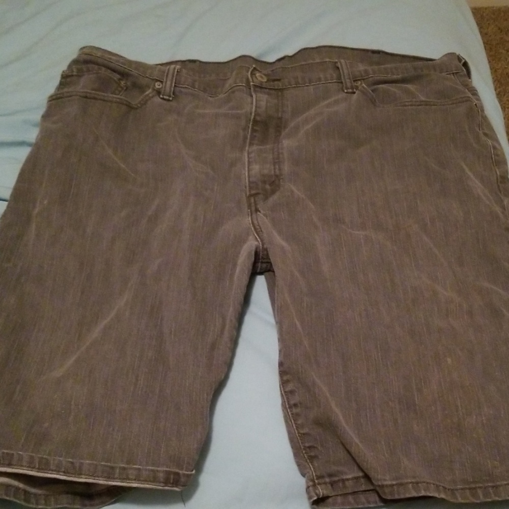 Levi's Size 42 Mens 569 Jean Shorts in Gray